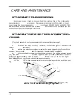 Preview for 27 page of Dixon 8000 SERIES ZTR Operator'S Manual