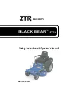 Dixon Black Bear Safety And Operating Manual preview