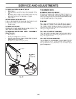 Preview for 25 page of Dixon D19KH42 Operator'S Manual