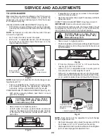 Preview for 22 page of Dixon D2548YT Operator'S Manual