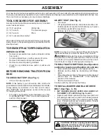 Preview for 6 page of Dixon D25K48YT Operator'S Manual