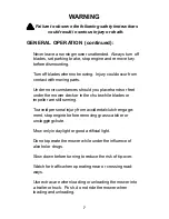 Preview for 7 page of Dixon Operator's Manual electric lawn mower Grizzly 2005 Safety And Operating Manual