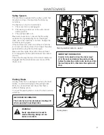 Preview for 37 page of Dixon SPDZTR 42 Operator'S Manual