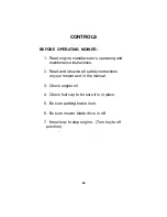 Preview for 20 page of Dixon ZEETERTM 14295-1005 Safety And Operation Manual