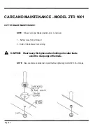 Preview for 23 page of Dixon ZTR 1001 Operator'S Manual