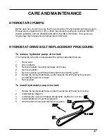 Preview for 27 page of Dixon ZTR 8000 Series Operator'S Manual