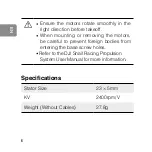 Preview for 8 page of dji SNAIL 2305 User Manual