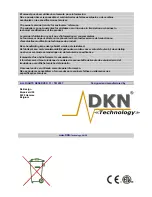 Preview for 28 page of DKN technology Studio 8000 Manual