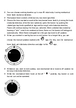 Preview for 32 page of D'KOCINA La cottura Instructions For Use Manual