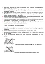 Preview for 35 page of D'KOCINA La cottura Instructions For Use Manual