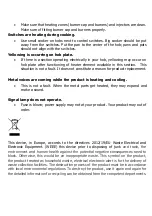 Preview for 40 page of D'KOCINA La cottura Instructions For Use Manual