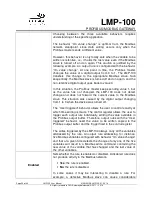 Preview for 20 page of DLG LMP-100 User Manual