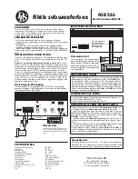 Preview for 2 page of DLS ASB 326 User Manual