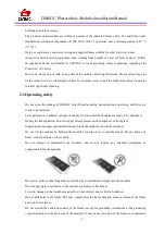 Preview for 4 page of DMEGC DM M2-60BW Series Installation Manual