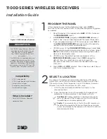 Preview for 1 page of DMP Electronics 1100D Series Installation Manual