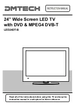 DMTech LED24DT-B Instruction Manual preview