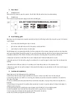 Preview for 4 page of DNA Professional HLC Series User Manual