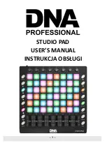 DNA Professional STUDIO PAD User Manual preview