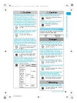 Preview for 17 page of Docomo Foma SH905i Manual