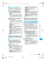 Preview for 391 page of Docomo Foma SH905i Manual