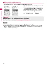 Preview for 46 page of Docomo N-05A User Manual