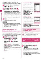 Preview for 66 page of Docomo N-05A User Manual