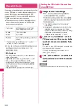 Preview for 366 page of Docomo N-05A User Manual