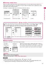 Preview for 49 page of Docomo PRIME series N-01A Instruction Manual