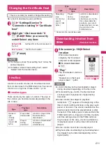 Preview for 213 page of Docomo PRIME series N-01A Instruction Manual