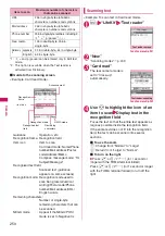 Preview for 252 page of Docomo PRIME series N-01A Instruction Manual