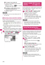 Preview for 262 page of Docomo PRIME series N-01A Instruction Manual