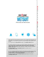 Preview for 3 page of DOG BONE WETSUIT Quick Start Manual