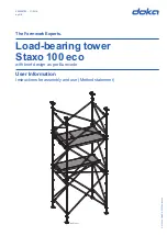 Doka Staxo 100 eco Instructions For Assembly And Use preview