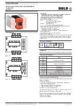 Preview for 1 page of DOLD SAFEMASTER M BH 5911 Safety Technique