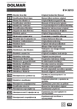 Dolmar EV-3213 Original Instruction Manual preview