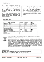 Preview for 31 page of Domair FL40II User Manual