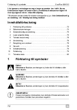 Preview for 72 page of Dometic GROUP WAECO CoolFun S28 DC Operating Manual