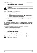 Preview for 78 page of Dometic GROUP WAECO CoolFun S28 DC Operating Manual