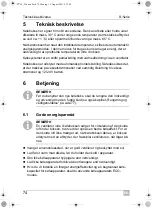 Preview for 74 page of Dometic GROUP Waeco TropiCool TC -21FL-AC Instruction Manual