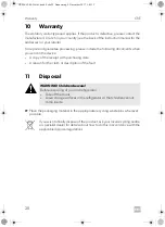 Preview for 28 page of Dometic 088827 Installation And Operating Manual