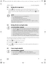 Preview for 21 page of Dometic 9105306540 Installation And Operating Manual