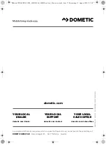 Preview for 72 page of Dometic 9105306540 Installation And Operating Manual