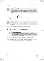 Preview for 20 page of Dometic 9600001404 Operating Manual