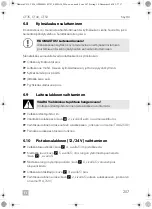 Preview for 207 page of Dometic 9600001404 Operating Manual