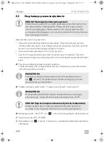 Preview for 244 page of Dometic 9600001404 Operating Manual