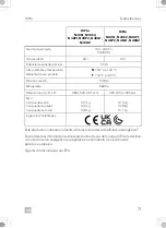 Preview for 71 page of Dometic 9600028822 Operating Manual