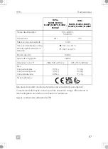 Preview for 87 page of Dometic 9600028822 Operating Manual