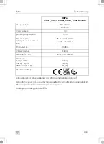 Preview for 243 page of Dometic 9600028822 Operating Manual