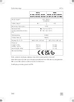 Preview for 244 page of Dometic 9600028822 Operating Manual