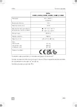 Preview for 305 page of Dometic 9600028822 Operating Manual